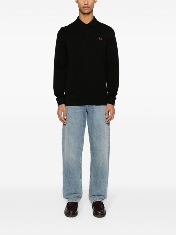 Fred Perry logo-embroidered cotton polo shirt - Image 2