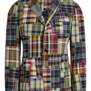 Polo Ralph Lauren  plaid patchwork blazer