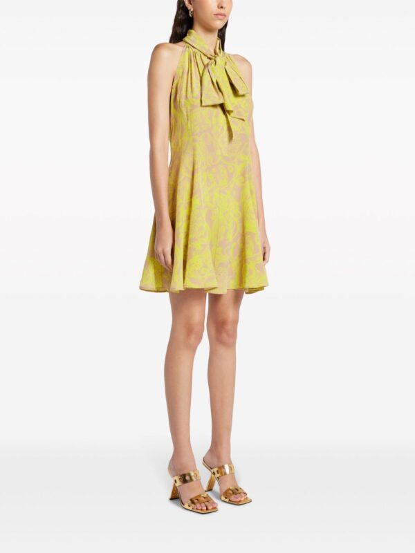 Versace  Barocco silk minidress - Image 3