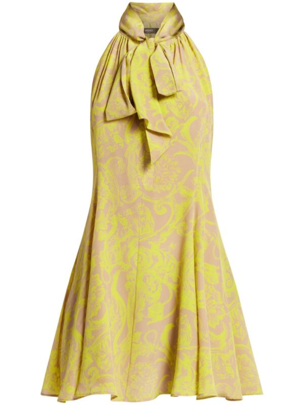 Versace  Barocco silk minidress