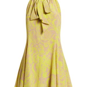 Versace Barocco silk minidress