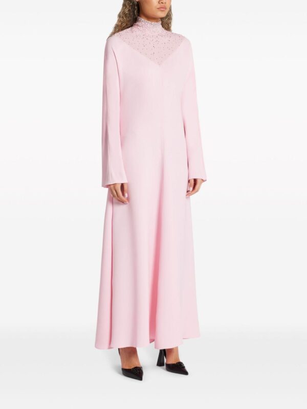 Versace crystal-embellished silk gown - Image 2