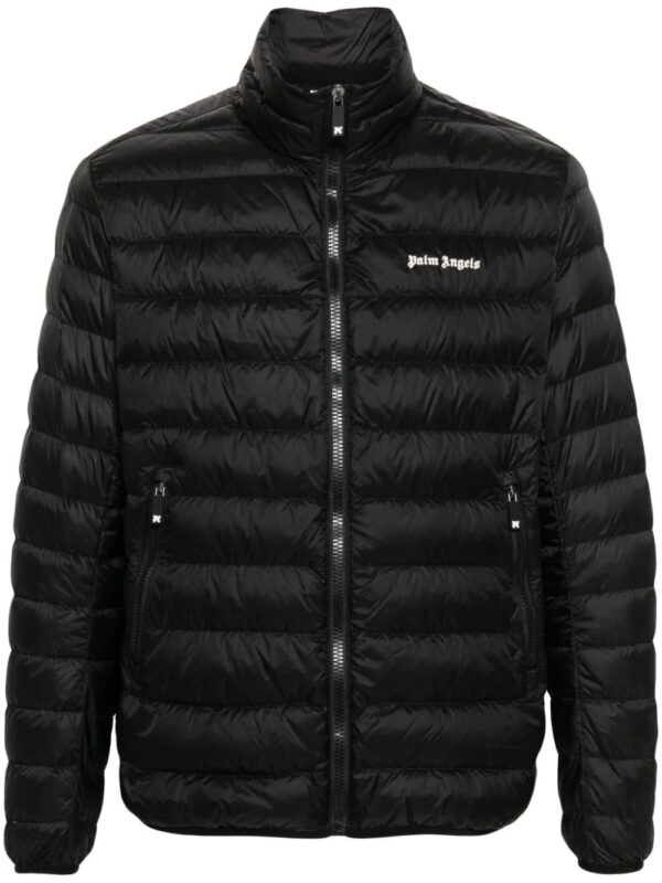 Palm Angels  logo-print padded jacket