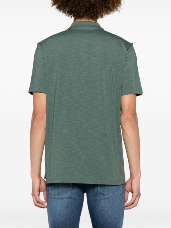 HUGO logo-appliqué zipped polo shirt - Image 4