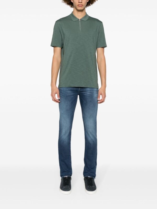 HUGO logo-appliqué zipped polo shirt - Image 2