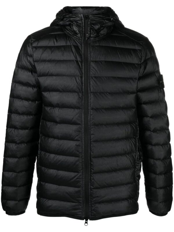 Stone Island  Compass-patch puffed jacket