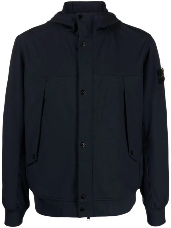 Stone Island  Light Soft Shell-R hooded jacket