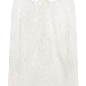 Dolce & Gabbana Peter Pan collar lace minidress