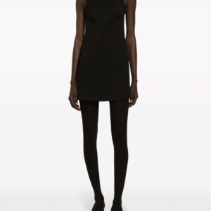 Dolce & Gabbana floral-appliqués sleeveless minidress