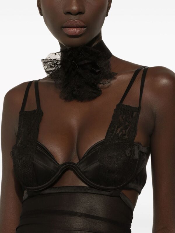 Dolce & Gabbana bustier-style sheer midi dress - Image 5