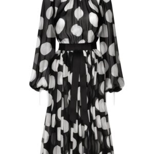 Dolce & Gabbana polka-dot print dress