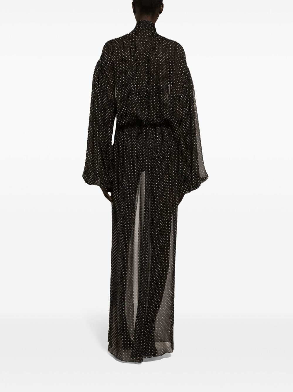 Dolce & Gabbana polka-dot print maxi dress - Image 4