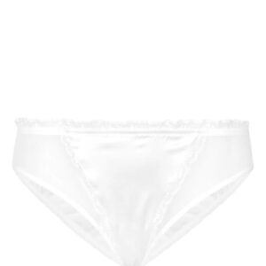 Dolce & Gabbana  ruffle-trim stretch-silk briefs