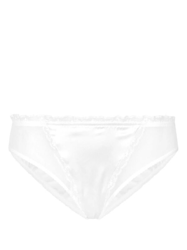 Dolce & Gabbana  ruffle-trim stretch-silk briefs