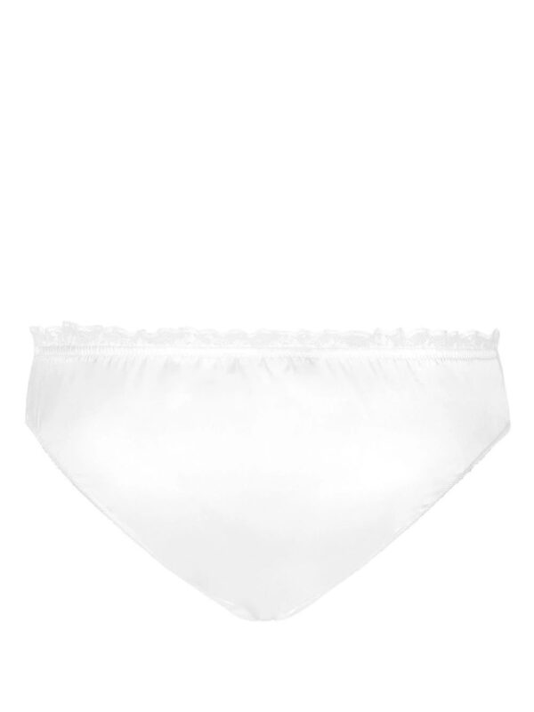 Dolce & Gabbana  ruffle-trim stretch-silk briefs - Image 2