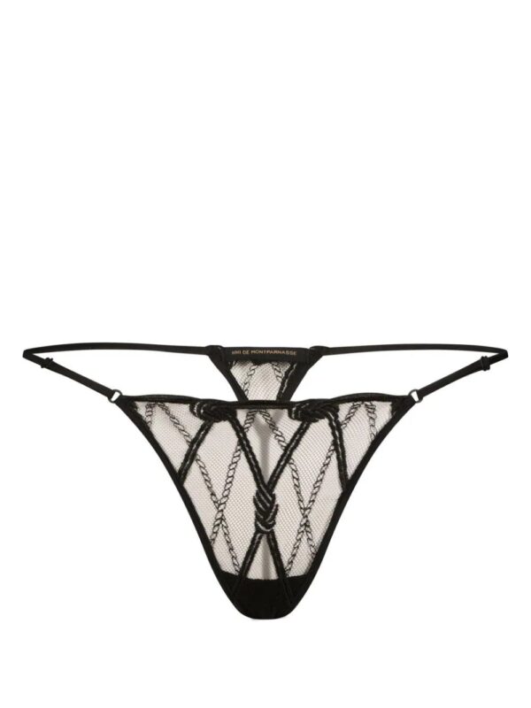 Kiki de Montparnasse  Bondage mesh-panel thong