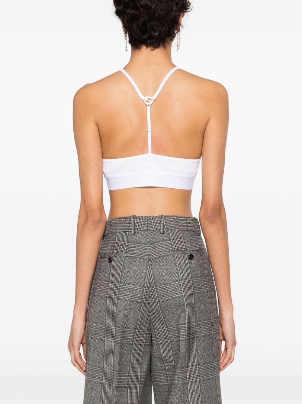 Gucci Interlocking G ribbed cropped top - Image 4
