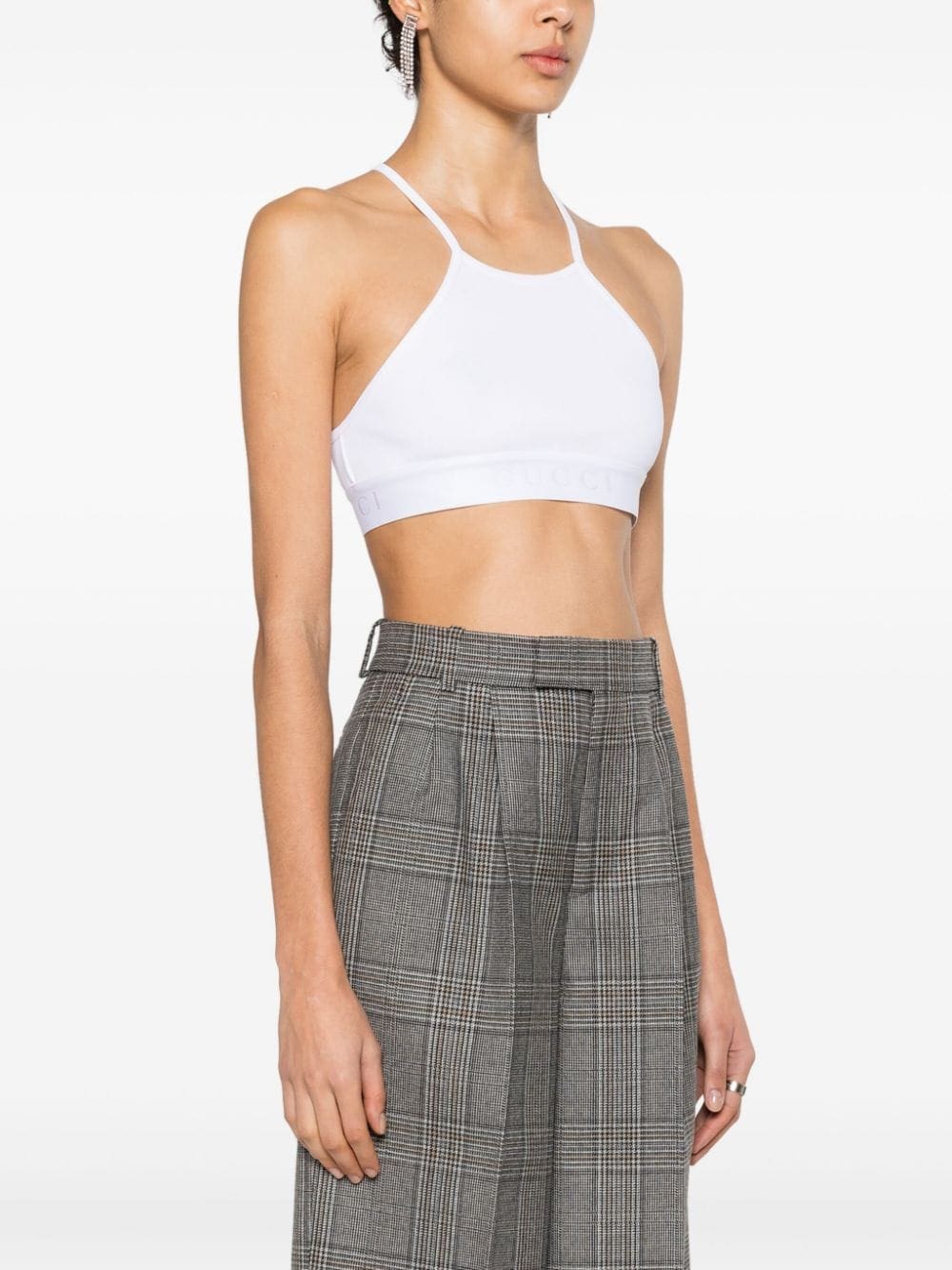Gucci Interlocking G ribbed cropped top - Image 3