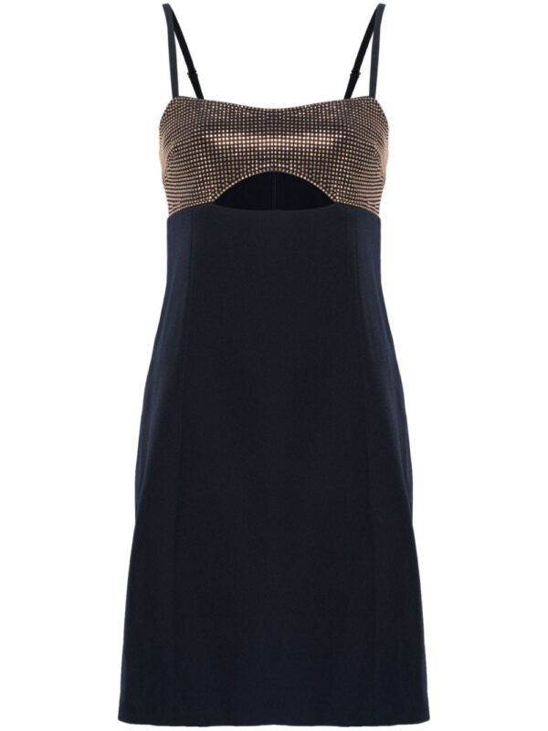 Michael Michael Kors rhinestoned cut-out mini dress