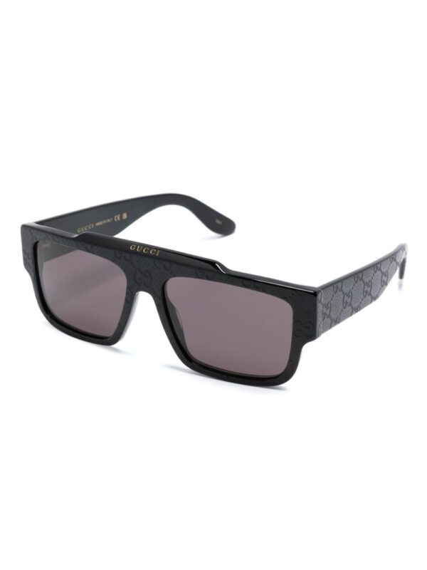 Gucci Eyewear GG-monogram rectangle-frame sunglasses - Image 2