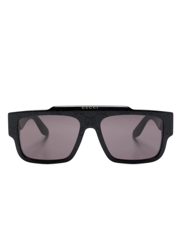 Gucci Eyewear GG-monogram rectangle-frame sunglasses