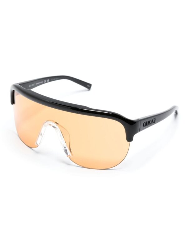 Gucci Eyewear lens-decal shield-frame sunglasses - Image 2