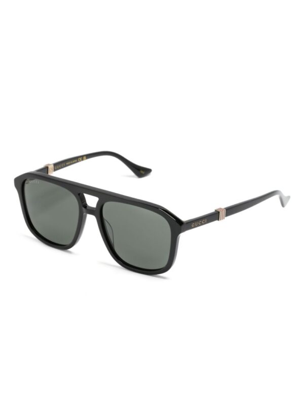 Gucci Eyewear Web-detailed navigator-frame sunglasses - Image 2