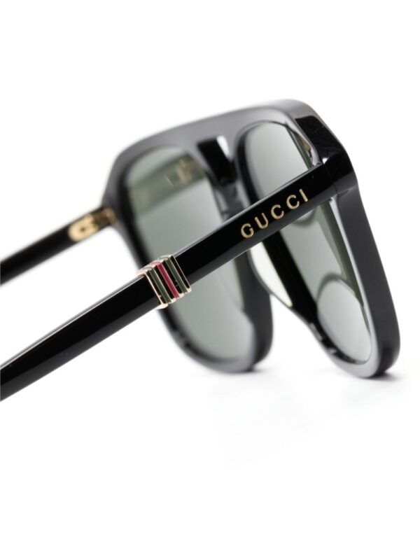 Gucci Eyewear Web-detailed navigator-frame sunglasses - Image 3
