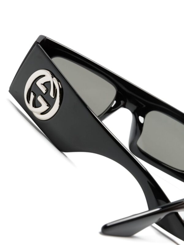 Gucci Eyewear Interlocking G rectangle-frame sunglasses - Image 3