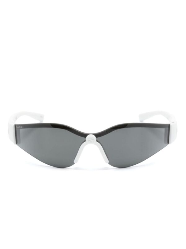 Gucci Eyewear rimless wraparound-frame sunglasses