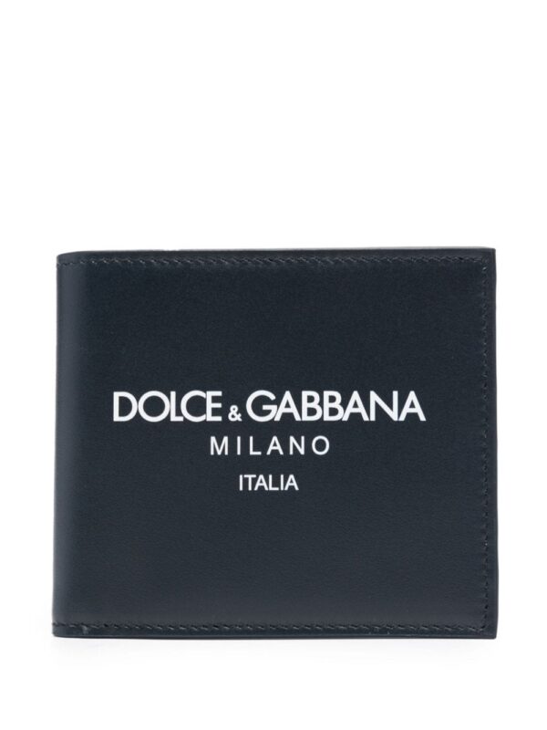 Dolce & Gabbana embossed-logo leather wallet