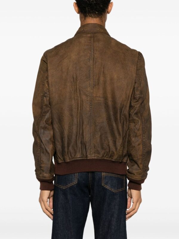 Polo Ralph Lauren  zip-up suede bomber jacket - Image 4