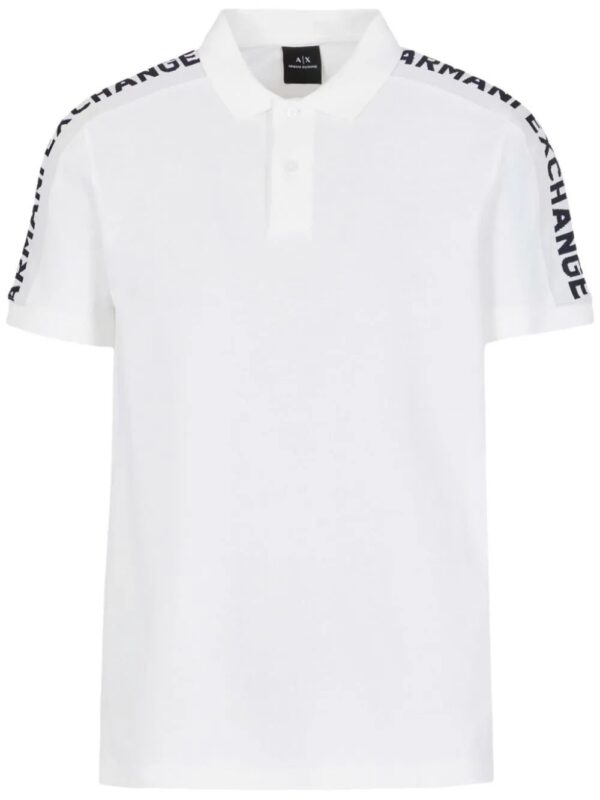 Armani Exchange  logo-print cotton polo shirt