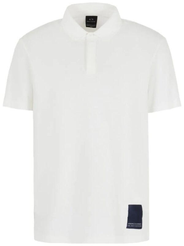 Armani Exchange  logo-appliqué polo shirt