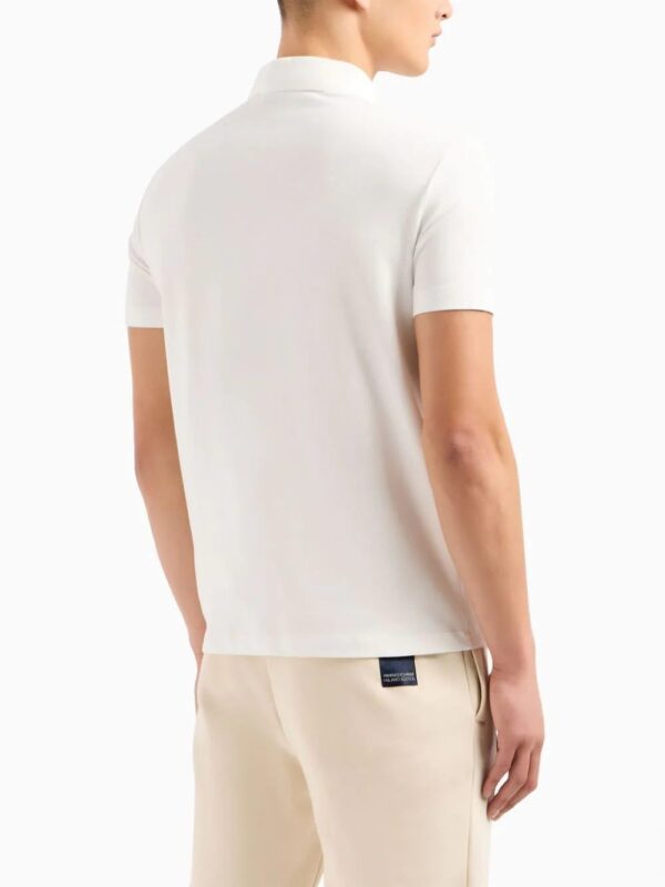 Armani Exchange  logo-appliqué polo shirt - Image 3