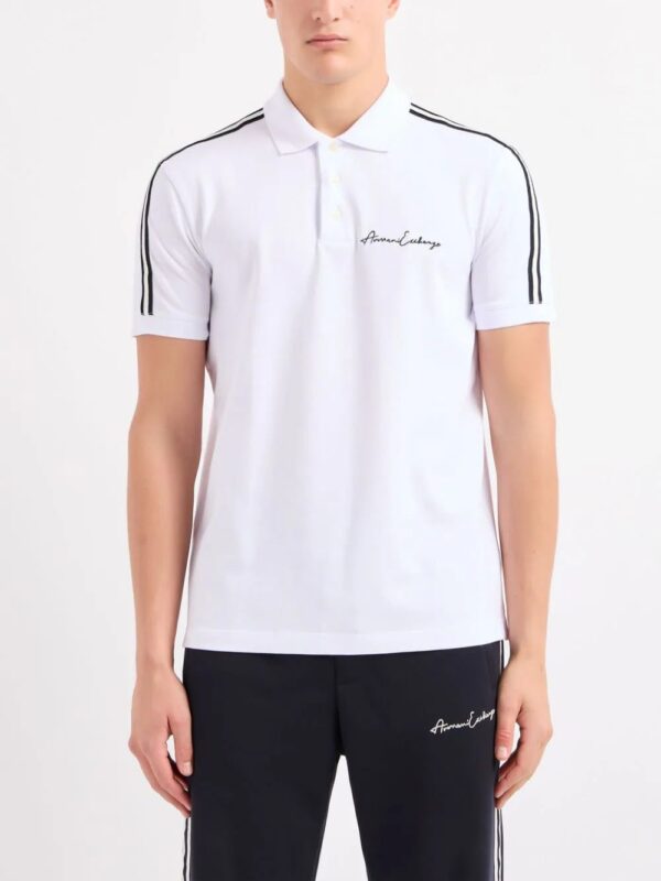 Armani Exchange  logo-embroidered polo shirt - Image 2