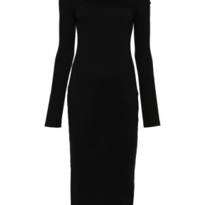 Off-White  Off Stamp Rib Round dress