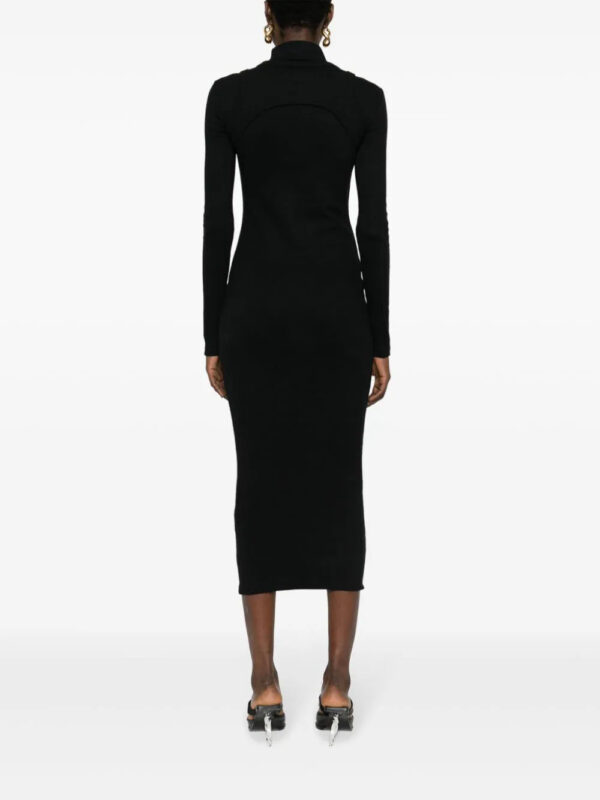 Off-White  Off Stamp Rib Round dress - Image 4