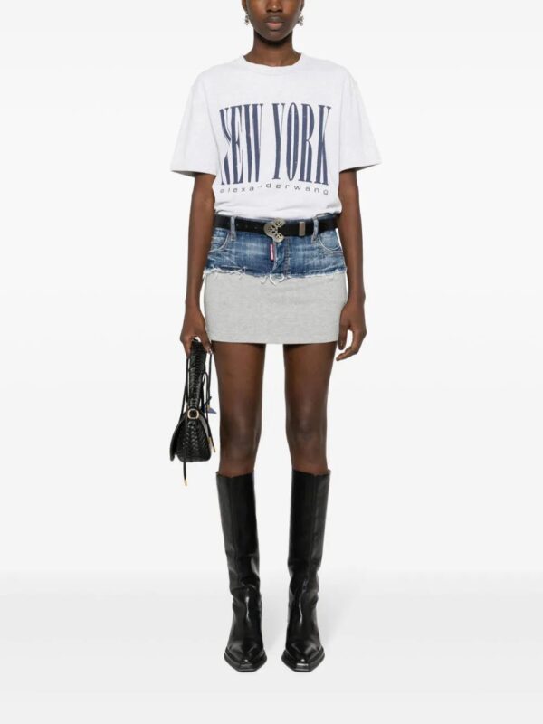 DSQUARED2  panelled denim miniskirt - Image 2
