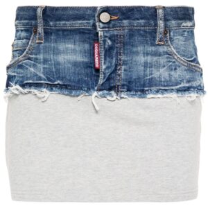 DSQUARED2  panelled denim miniskirt