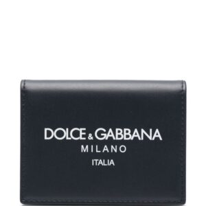 Dolce & Gabbana logo-print leather wallet