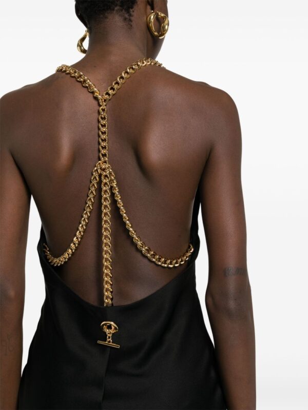 Moschino chain-link detailed midi dress - Image 5