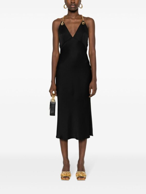 Moschino chain-link detailed midi dress - Image 2