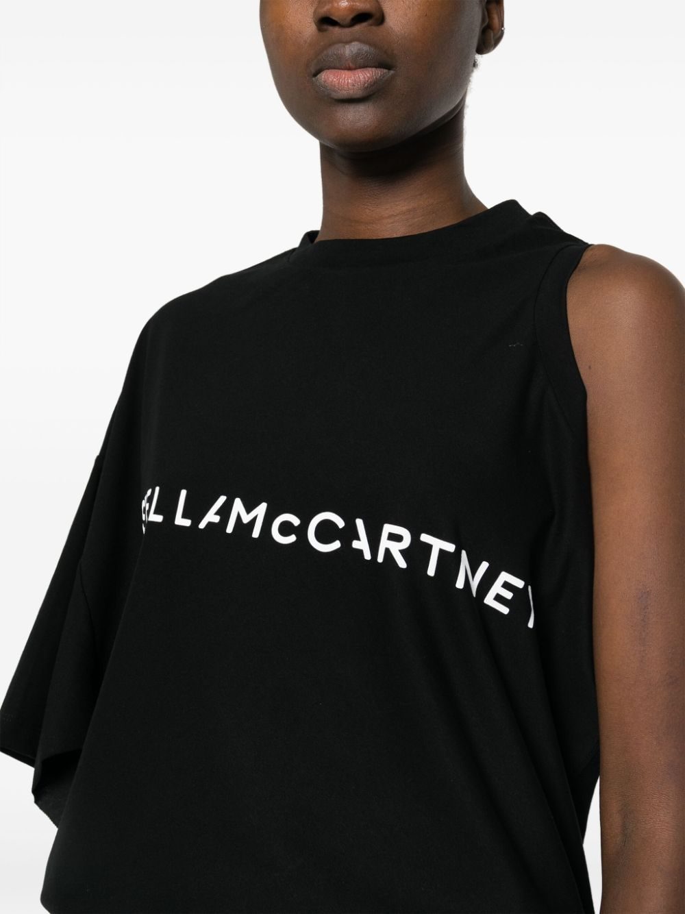 Stella McCartney asymmetric cotton top - Image 5