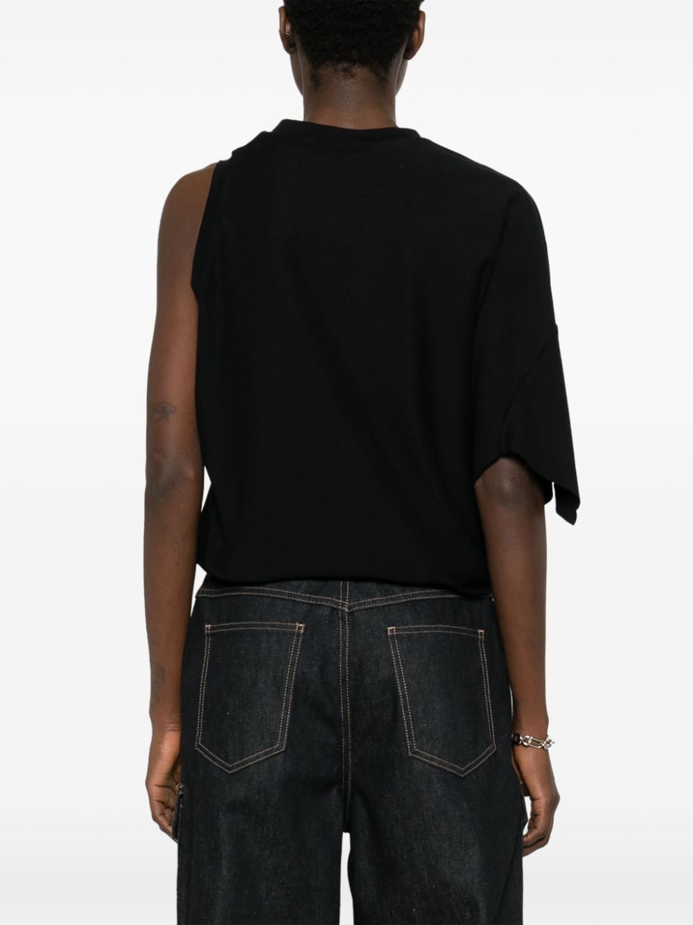 Stella McCartney asymmetric cotton top - Image 4