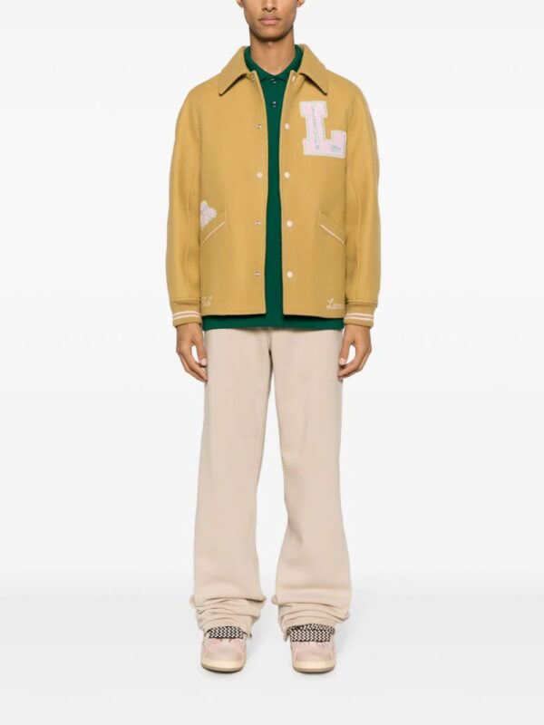 Lacoste  x Le Fleur logo-patches varsity jacket - Image 3
