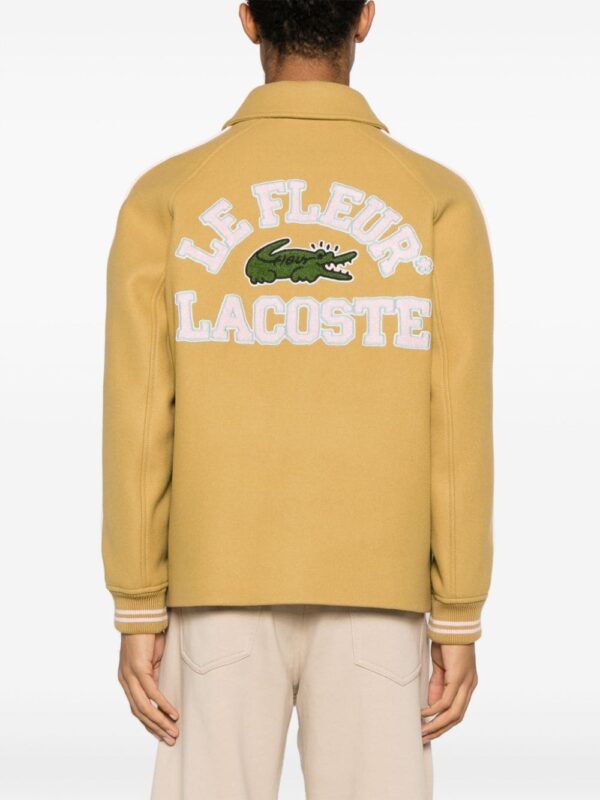 Lacoste  x Le Fleur logo-patches varsity jacket - Image 4