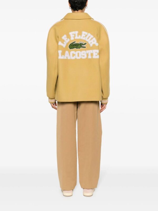 Lacoste  x Le Fleur logo-patches varsity jacket - Image 2