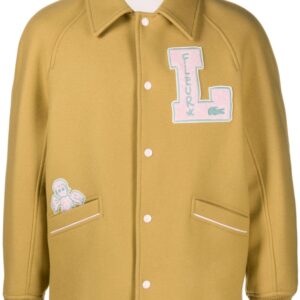 Lacoste  x Le Fleur logo-patches varsity jacket