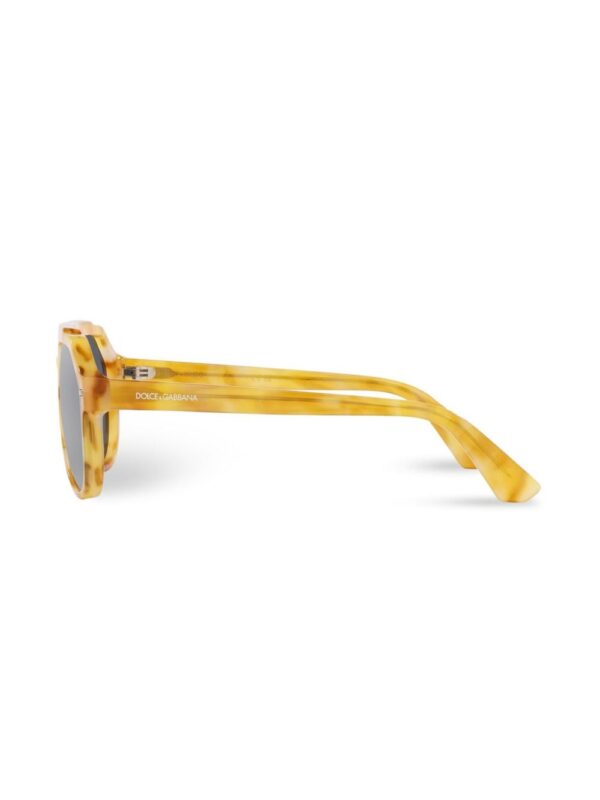 Dolce & Gabbana Eyewear Lusso Sartoriale pilot-frame sunglasses - Image 3